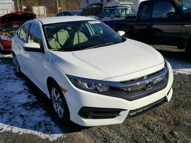 2HGFC2F5XGH574239 - 2016 HONDA CIVIC LX WHITE photo 1