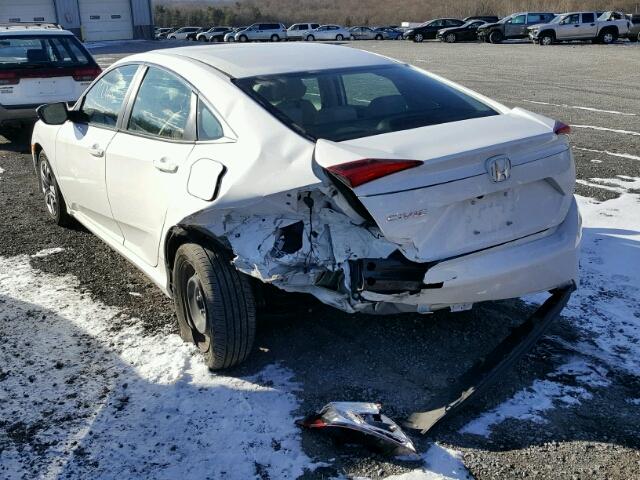 2HGFC2F5XGH574239 - 2016 HONDA CIVIC LX WHITE photo 3