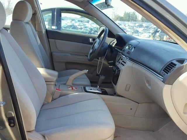 5NPET46C08H390506 - 2008 HYUNDAI SONATA GLS GREEN photo 5