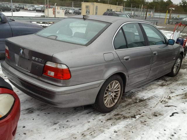 WBADT63472CK25797 - 2002 BMW 530 I AUTO GRAY photo 4