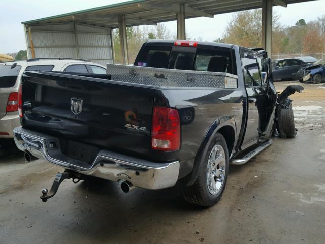 1D7RV1CT7BS659159 - 2011 DODGE RAM 1500 BLACK photo 4