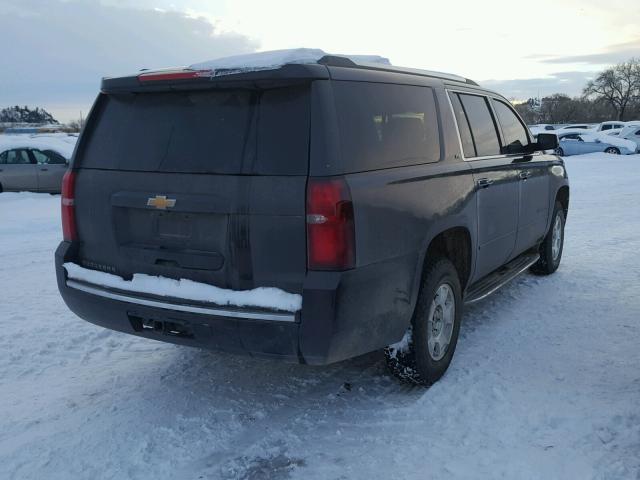 1GNSKKKC9FR147273 - 2015 CHEVROLET SUBURBAN K BLACK photo 4