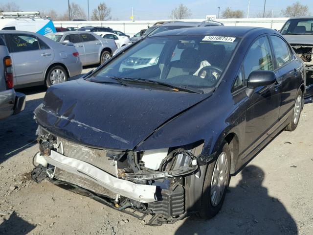 2HGFA1F33BH539503 - 2011 HONDA CIVIC VP BLUE photo 2