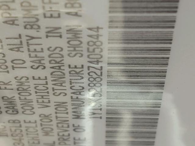 1Y1SK52882Z405844 - 2002 CHEVROLET GEO PRIZM 金色 照片 10