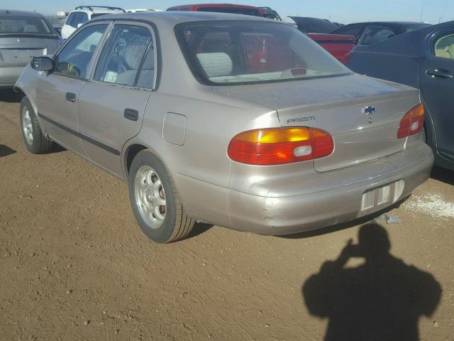 1Y1SK52882Z405844 - 2002 CHEVROLET GEO PRIZM 金色 照片 3