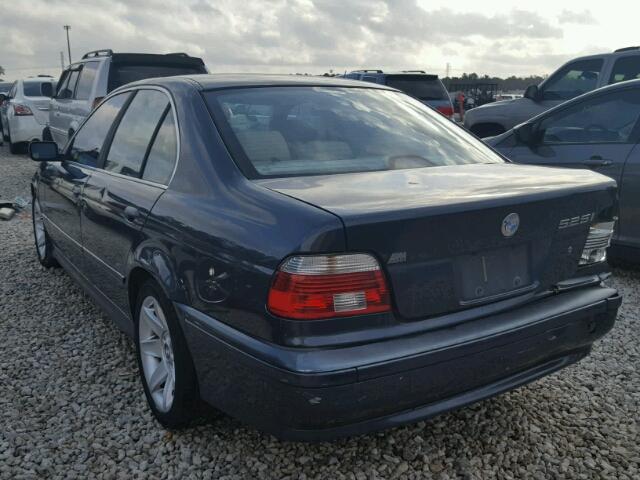 WBADT43412GY43727 - 2002 BMW 525 I AUTO TEAL photo 3