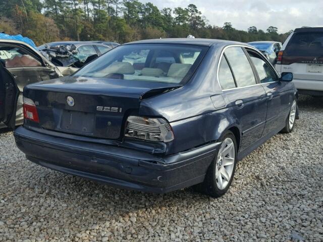 WBADT43412GY43727 - 2002 BMW 525 I AUTO TEAL photo 4