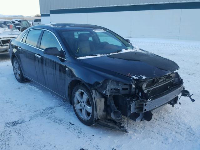 1G1ZK57B58F293949 - 2008 CHEVROLET MALIBU LTZ BLACK photo 1