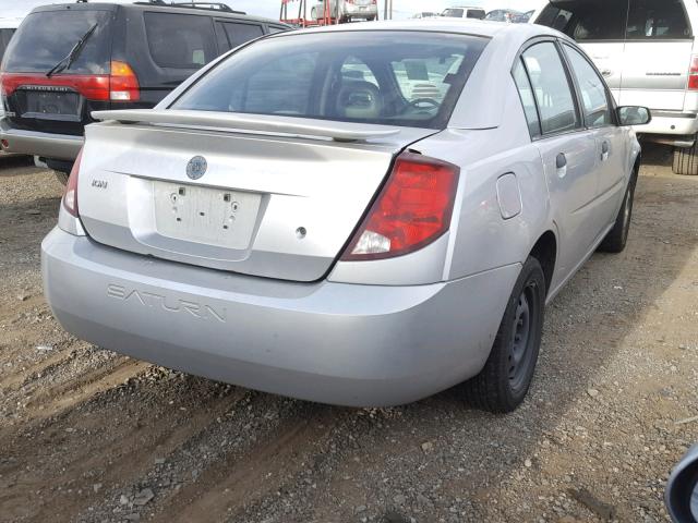 1G8AF52F24Z179669 - 2004 SATURN ION LEVEL GRAY photo 4