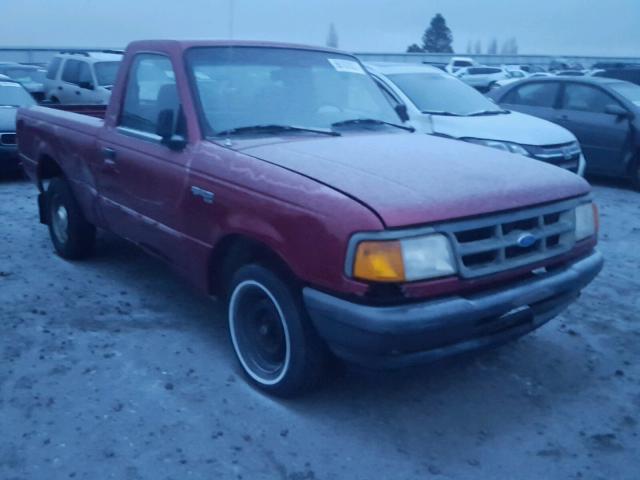 1FTCR10A0PTA27712 - 1993 FORD RANGER RED photo 1
