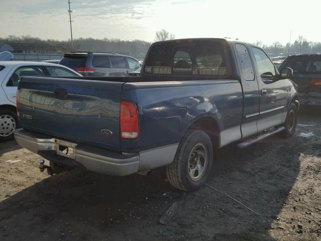 1FTRX17L7YNA66780 - 2000 FORD F150 BLUE photo 4