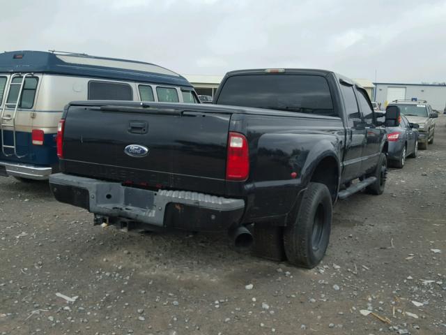 1FTWW33R78EA35203 - 2008 FORD F350 SUPER BLACK photo 4