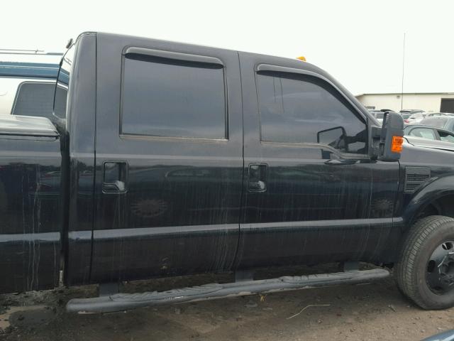 1FTWW33R78EA35203 - 2008 FORD F350 SUPER BLACK photo 9