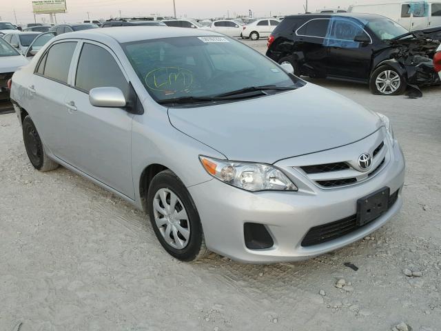 2T1BU4EE1DC071468 - 2013 TOYOTA COROLLA BA SILVER photo 1