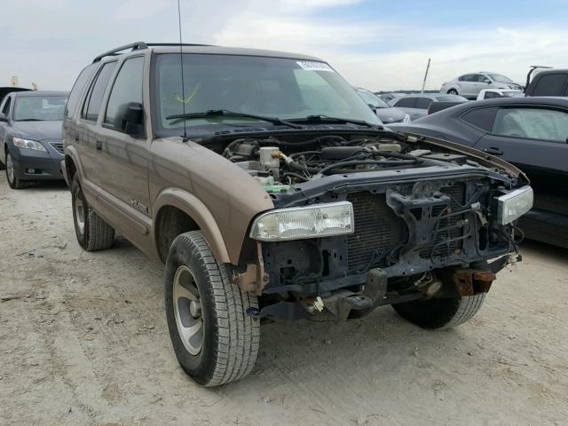 1GNCS13X04K113812 - 2004 CHEVROLET BLAZER BROWN photo 1