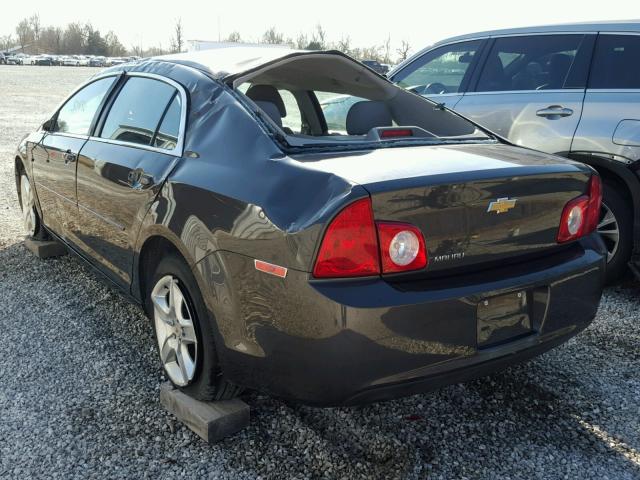 1G1ZA5EU6CF389346 - 2012 CHEVROLET MALIBU LS GRAY photo 3