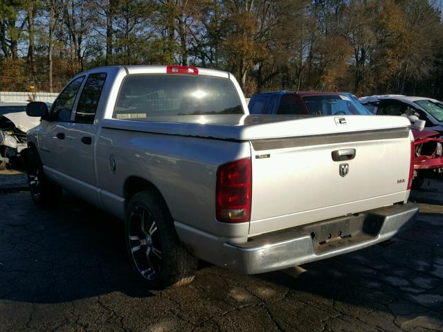 1D7HA18N16S602348 - 2006 DODGE RAM 1500 S SILVER photo 3