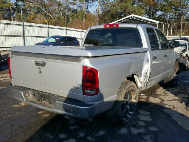 1D7HA18N16S602348 - 2006 DODGE RAM 1500 S SILVER photo 4