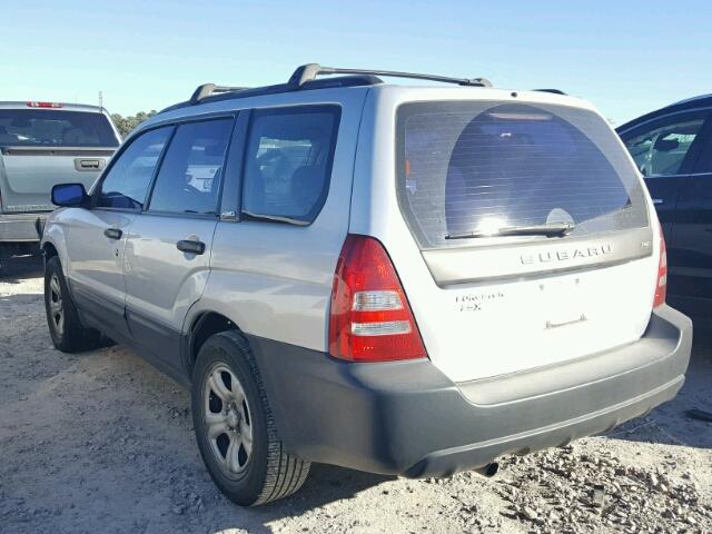 JF1SG63654H728370 - 2004 SUBARU FORESTER 2 SILVER photo 3