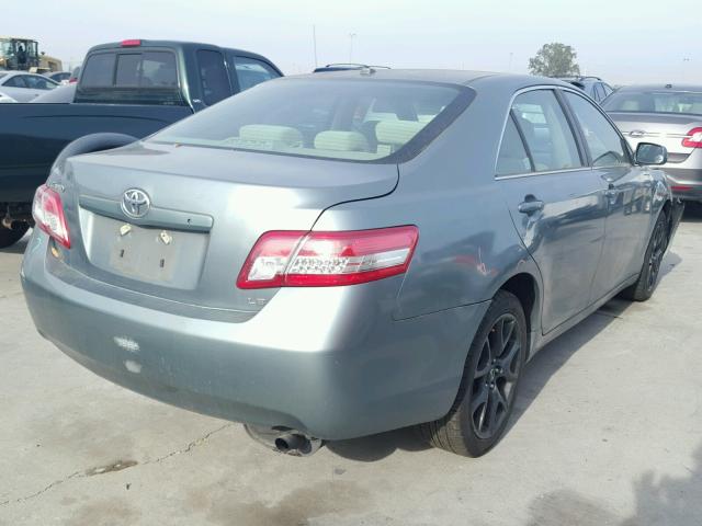 4T4BF3EK8BR108303 - 2011 TOYOTA CAMRY BASE TEAL photo 4