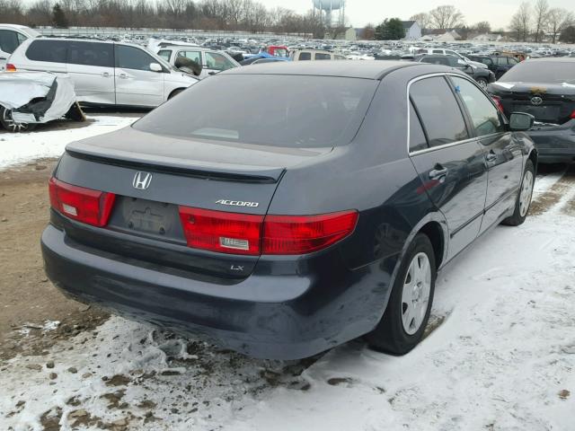 1HGCM55445A154921 - 2005 HONDA ACCORD LX GRAY photo 4