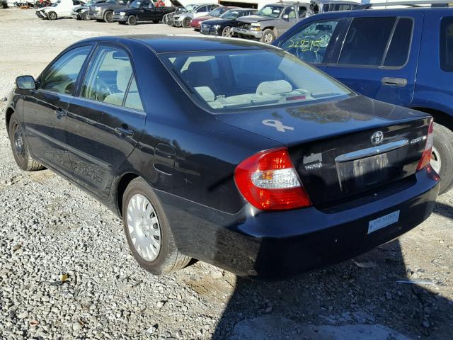 4T1BE32K33U124153 - 2003 TOYOTA CAMRY LE შავი ფოტო 3