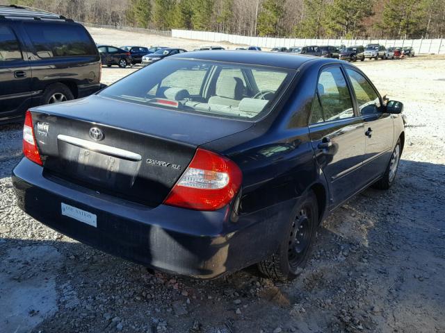 4T1BE32K33U124153 - 2003 TOYOTA CAMRY LE შავი ფოტო 4