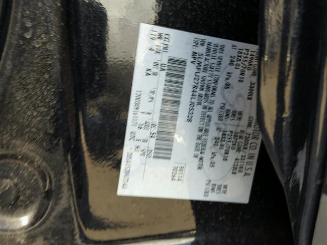 5LMFU27R44LJ05328 - 2004 LINCOLN NAVIGATOR BLACK photo 10