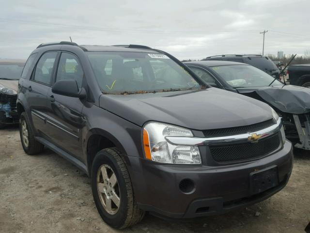 2CNDL23F286046609 - 2008 CHEVROLET EQUINOX LS GRAY photo 1