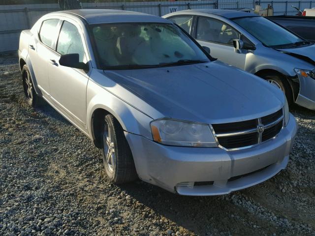 1B3LC56K78N160550 - 2008 DODGE AVENGER SX SILVER photo 1