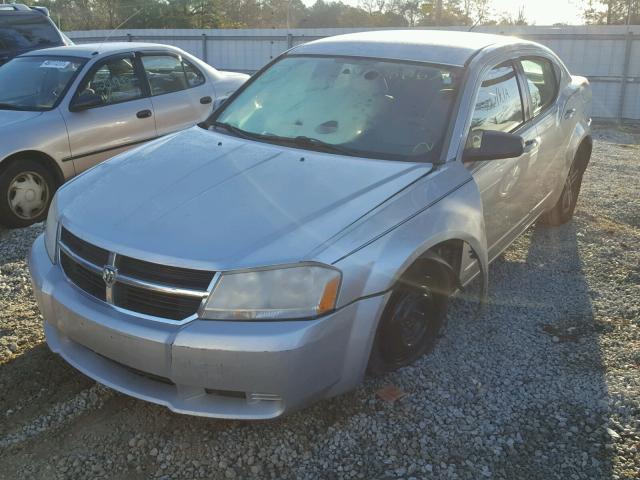 1B3LC56K78N160550 - 2008 DODGE AVENGER SX SILVER photo 2