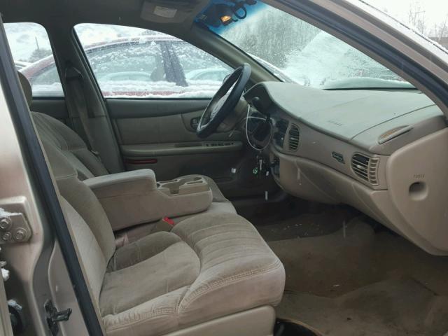 2G4WS52J811261689 - 2001 BUICK CENTURY CU BEIGE photo 5