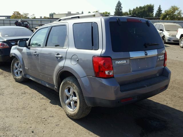 4F2CZ49H08KM19503 - 2008 MAZDA TRIBUTE HY GRAY photo 3