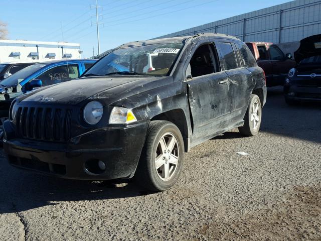 1J8FT470X8D555792 - 2008 JEEP COMPASS SP BLACK photo 2