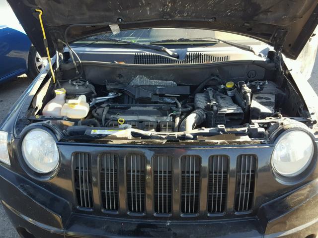 1J8FT470X8D555792 - 2008 JEEP COMPASS SP BLACK photo 7