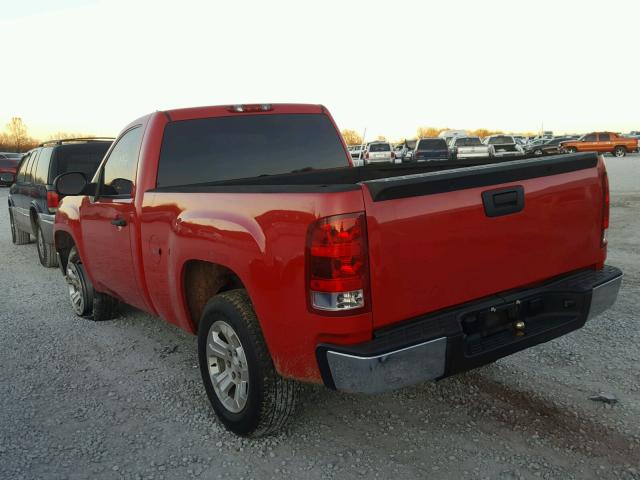 1GTEC14X38Z299842 - 2008 GMC SIERRA C15 RED photo 3