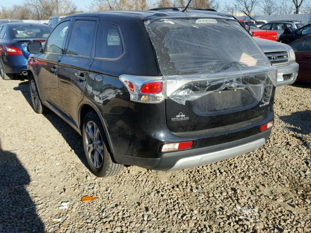 JA4AD3A35FZ003834 - 2015 MITSUBISHI OUTLANDER BLACK photo 3