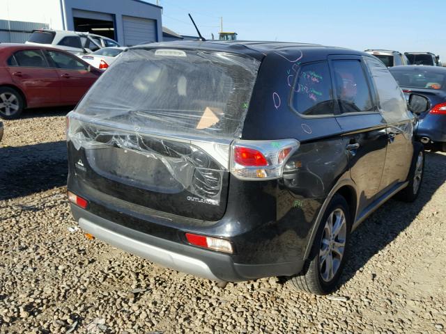 JA4AD3A35FZ003834 - 2015 MITSUBISHI OUTLANDER BLACK photo 4