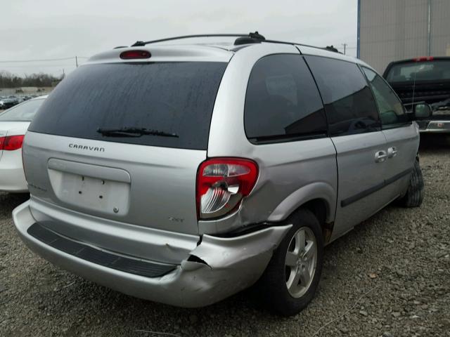 1D4GP45R46B571757 - 2006 DODGE CARAVAN SX SILVER photo 4