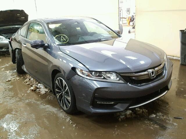 1HGCT1B80HA008720 - 2017 HONDA ACCORD EXL GRAY photo 1