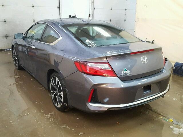 1HGCT1B80HA008720 - 2017 HONDA ACCORD EXL GRAY photo 3