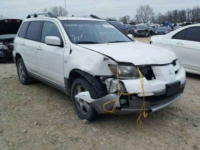 JA4LZ41G73U033493 - 2003 MITSUBISHI OUTLANDER WHITE photo 1