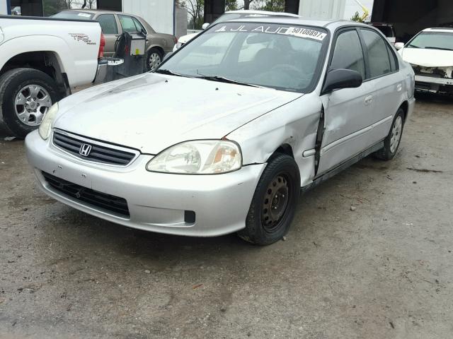 2HGEJ6610YH578002 - 2000 HONDA CIVIC BASE 银色 照片 2