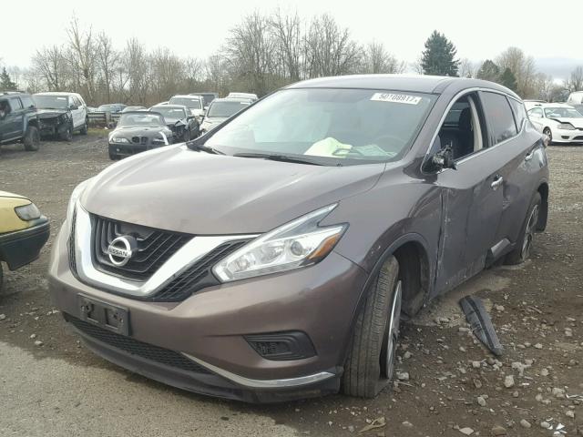 5N1AZ2MH6FN273585 - 2015 NISSAN MURANO S CHARCOAL photo 2