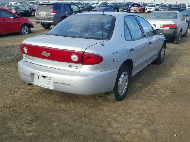 1G1JC52FX47261717 - 2004 CHEVROLET CAVALIER GRAY photo 4