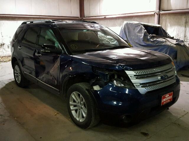 1FMHK8D83CGA51334 - 2012 FORD EXPLORER X BLUE photo 1