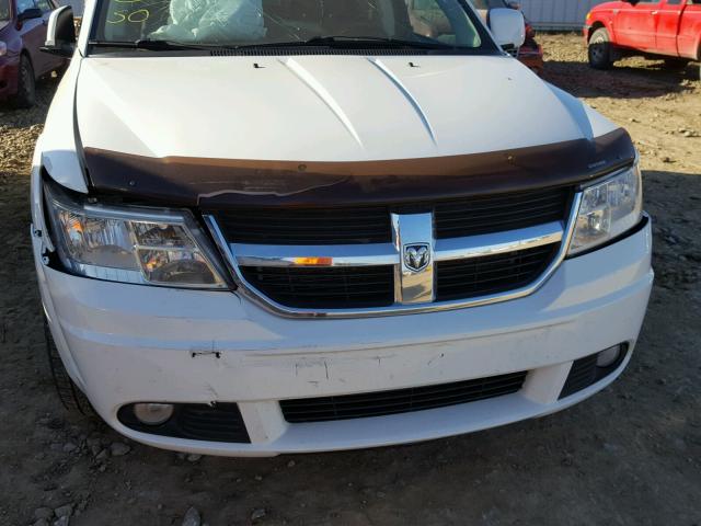 3D4PH6FV9AT166635 - 2010 DODGE JOURNEY R/ WHITE photo 9