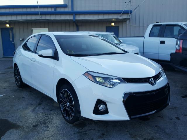 5YFBURHE0FP255876 - 2015 TOYOTA COROLLA L WHITE photo 1