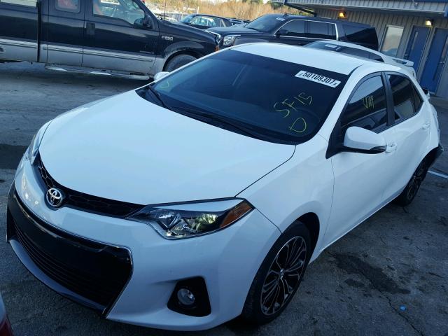 5YFBURHE0FP255876 - 2015 TOYOTA COROLLA L WHITE photo 2