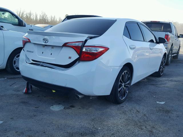 5YFBURHE0FP255876 - 2015 TOYOTA COROLLA L WHITE photo 4